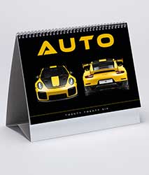 Auto Midi Desk Calendar from Alan & Bertram